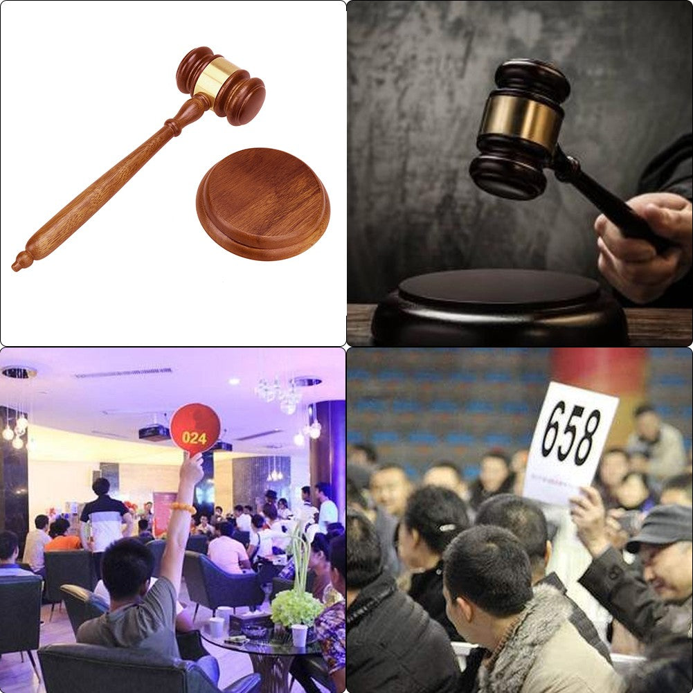 Delicate Wood Adjudgement Gavel Handcrafted Judge Wood Gavel Hammer for Auction Lawyer Sound Hand Tools for Lawyer Judge