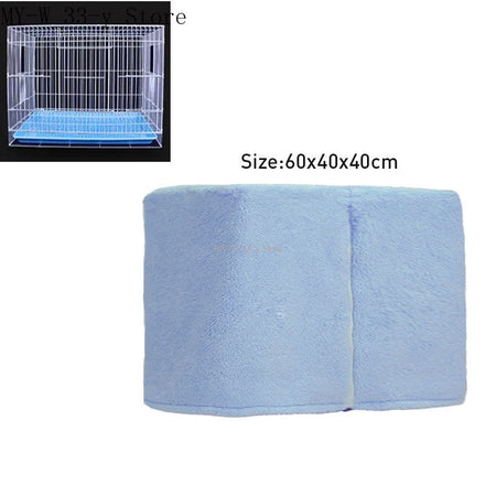 Winter Warm Bird Cage Cover Breathable Splashproof Large Bird Cage Cover Parrot Cage Shading Protective Products Bird Supplies