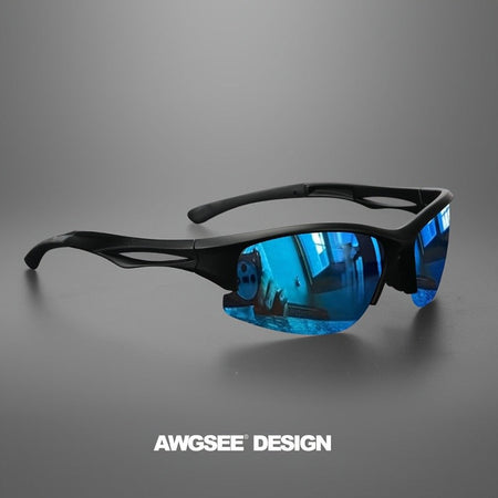 1PCS/3PCS polarized sports sunglasses half-frame men's and women's outdoor sturdy frame, suitable for running, fishing