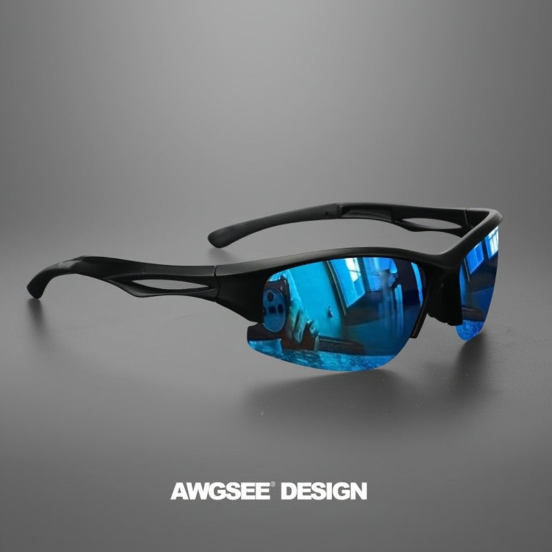 1PCS/3PCS polarized sports sunglasses half-frame men's and women's outdoor sturdy frame, suitable for running, fishing