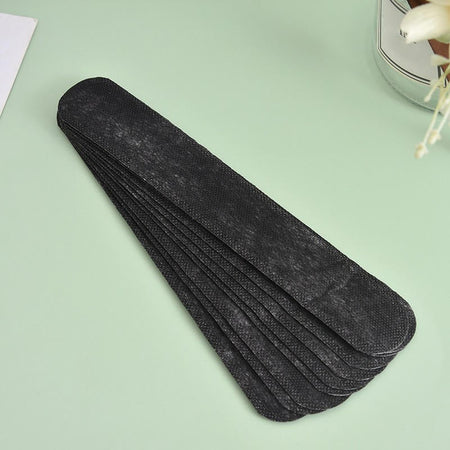 10/100pcs Hat Sweat Absorber Stickers Women Men Cotton Anti-dirt Sports Belt Cap Rim Invisible White Tape Hat Reducer Liner Pad