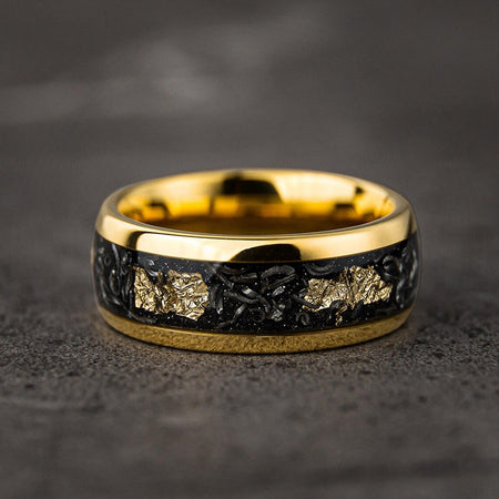 8MM Meteorite tungsten ring anillos bague homme pareja de compromiso fashion jewelry Men's wedding bands engagement rings gifts