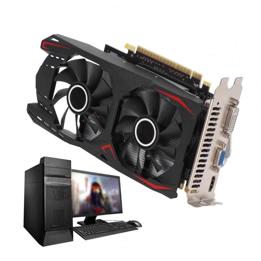 Graphics Card 4gb PCI-E Video Gaming 4GB 128bit GDDR5 8Pin PCI Express 4.0 x 8 700MHZ Desktop