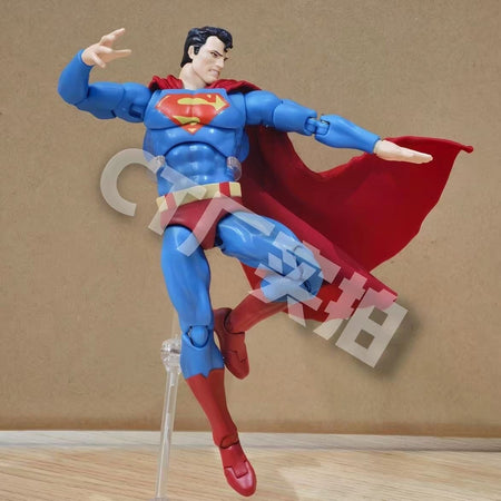 In Stock Ct Toys Superman Mafex 117 Comic Hush Justice League Articulated  Dc Superman Hush Anime Action Figure Model Toys