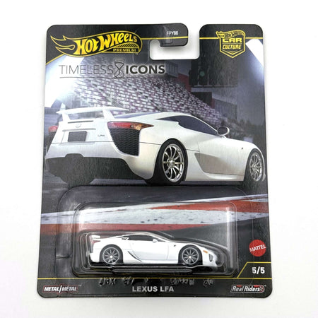 Hot Wheels  FPY86 9C1N Timeless Icons Lexus LFA/Nissan Skyline/Porsche/Koenigsegg/Ferrari F50 1/64 Metal Diecast Model Car