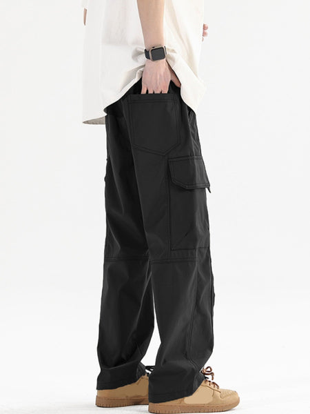 Casual Cargo Pants For Men Plus Size Quick Drying Sports Outdoor Waterproof Men's Work Pants Streetwear Male Sports Sweatpants