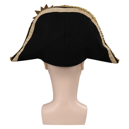 Captain Hook Cosplay Pirate Hat Cap Peter Wendy Hats Halloween Carnival Party Disguise Costume Accessories Prop For Adult Kids