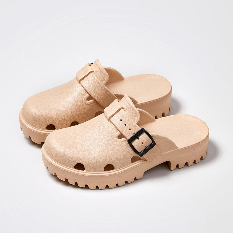 Kidmi New Women's Sandals Platform Beach Sandals EVA Flat Sandals Casual Women Shoes Summer Soft Sandals Outdoor Fashion Sandals
