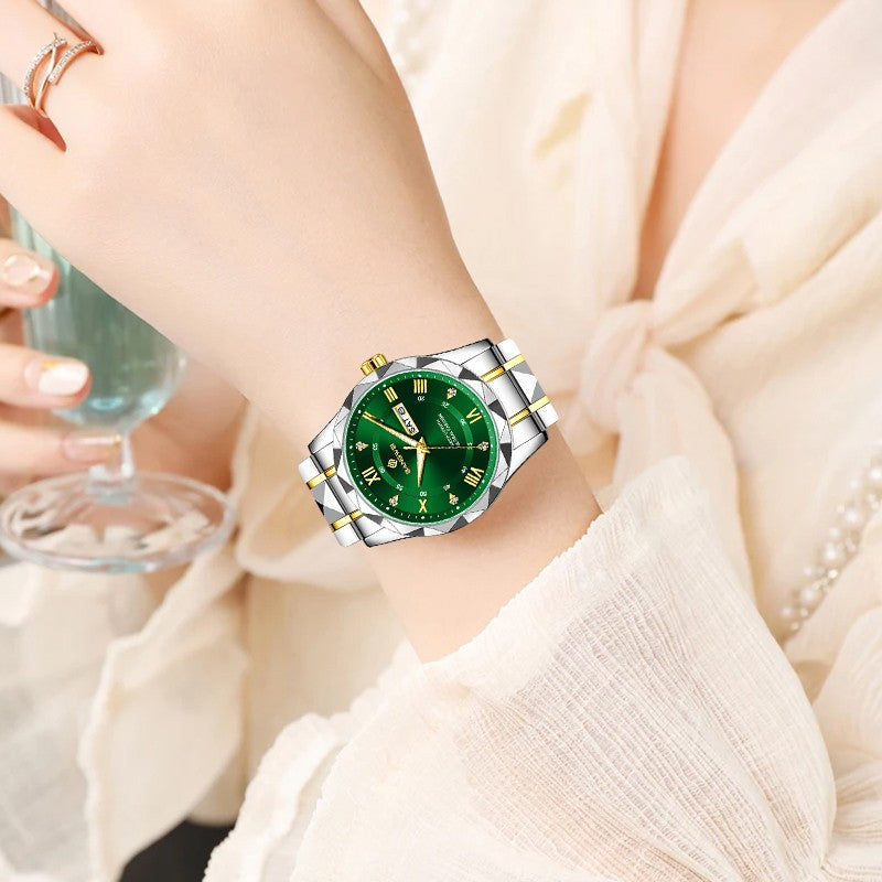 BANGWEI Woman Watch Luxury Elagant Classic Fashion ClockBusiness Casual Date Stainless Waterproof Luminous Quartz Ladies Watches