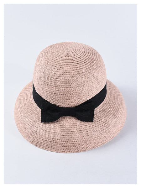 USPOP New women sun hats fashion bow straw hats casual summer wide brim drooping beach hat female summer hat