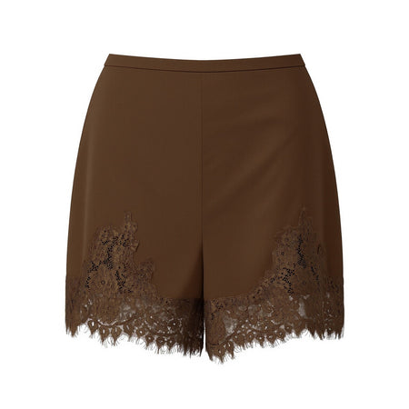 Women Y2k Slik Lace Trim Shorts Stain Pajama Micro Mini Slip Boxer Shorts Low Rise Lounge Pj Bottoms Pettipants Streetwear