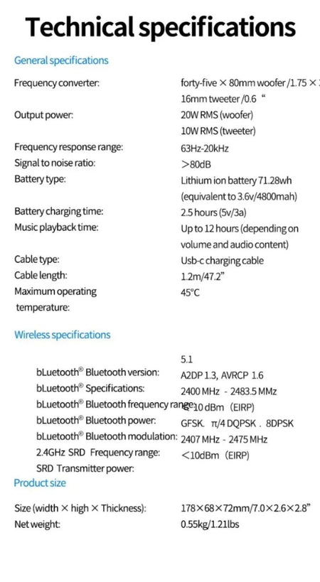 Portable Flip6 Bluetooth Speaker Multi-Function TWS Audio Caixa De Som Outdoor Subwoofer Wireless Home Theater Dual Speaker