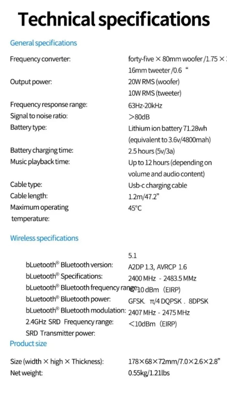 Portable Flip6 Bluetooth Speaker Multi-Function TWS Audio Caixa De Som Outdoor Subwoofer Wireless Home Theater Dual Speaker