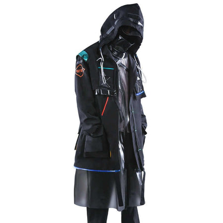 Arknights Doctor Rhodes Island Combat Uniform Cosplay Costume — Fashion Men Party Role Play Clothing
