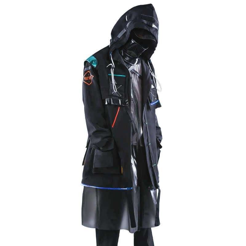 Arknights Doctor Rhodes Island Combat Uniform Cosplay Costume — Fashion Men Party Role Play Clothing