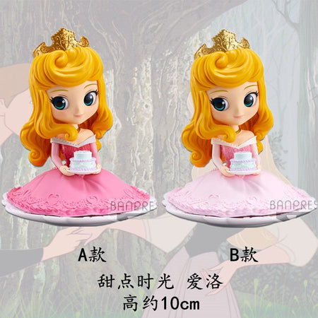 Original Qposket Disney Princess Ice And Snow Strange Love Elsa Ariel Belle Aurora Snow White Mermaid Mulan Cute Toy Doll