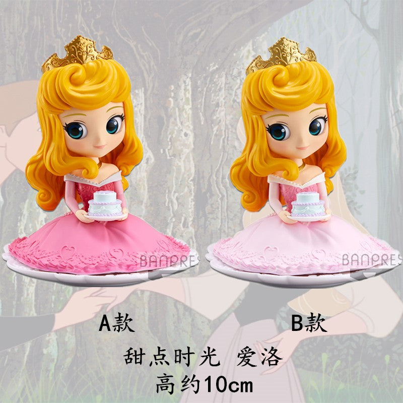 Original Qposket Disney Princess Ice And Snow Strange Love Elsa Ariel Belle Aurora Snow White Mermaid Mulan Cute Toy Doll