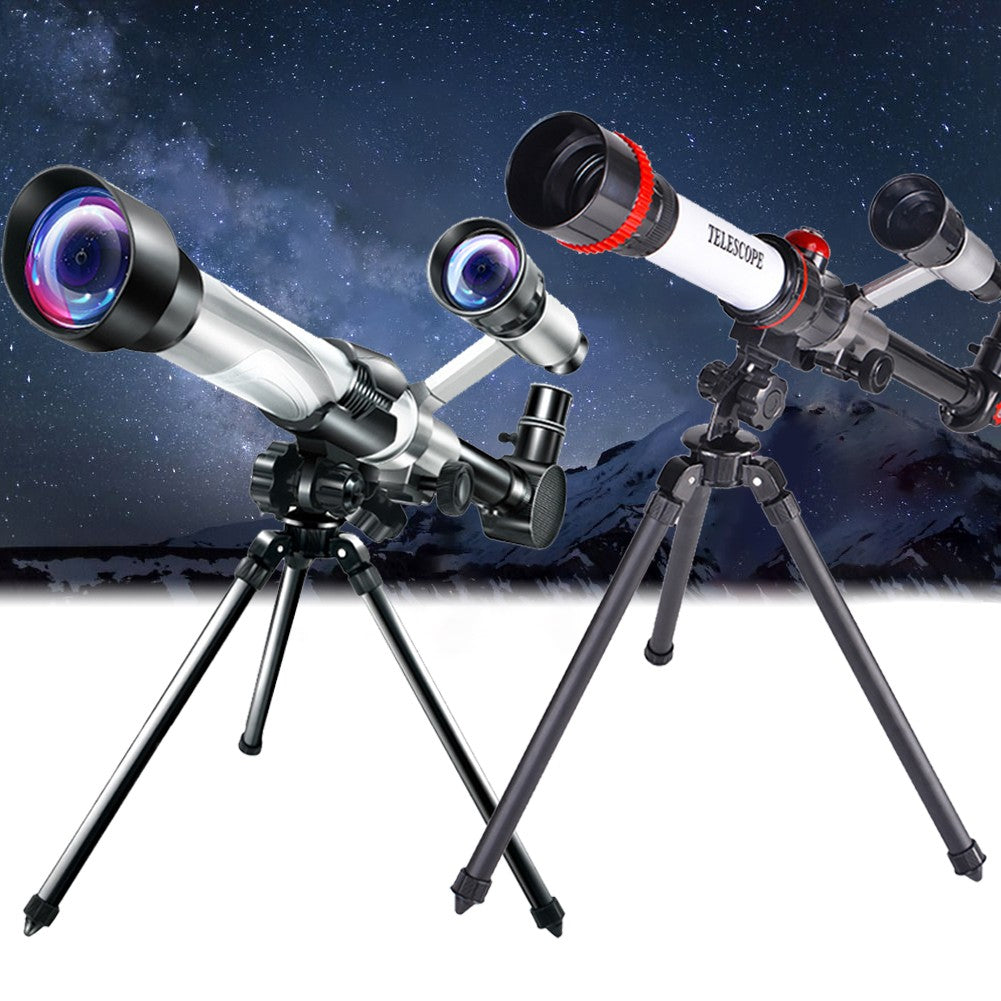High Magnification Professional Astronomical Telescope Kids Experiment Monocular Stargazing Binoculars Teaching Aids