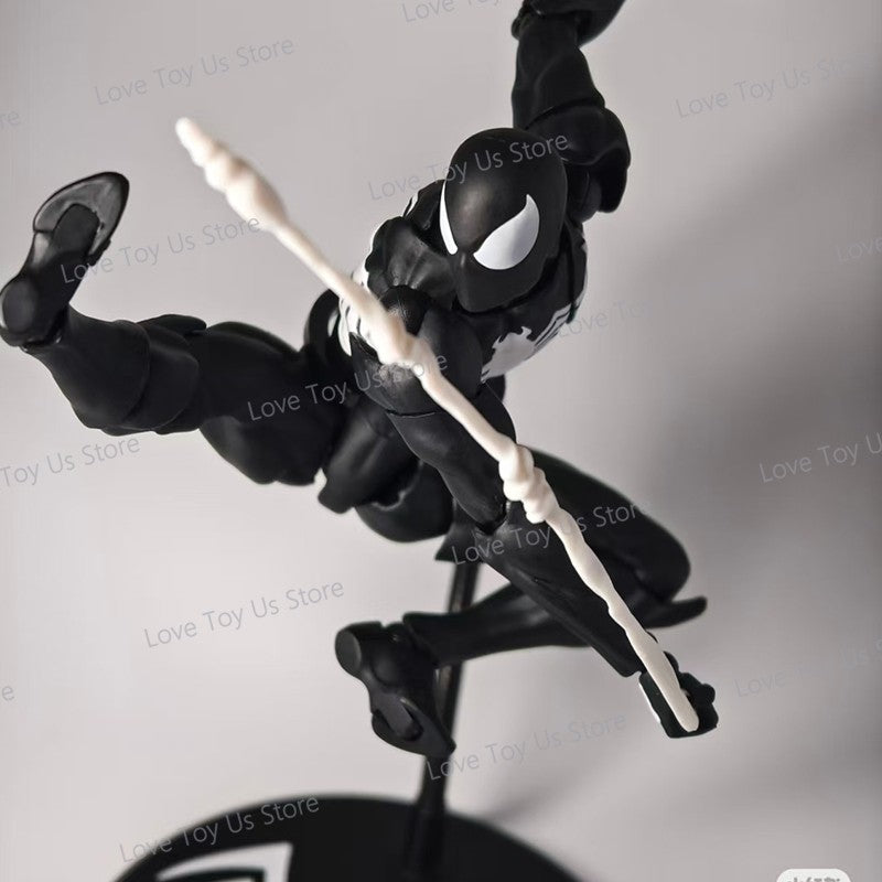 Original Mess Toys Spider Man Symbiote Spiderman Messtoys Black Suit Neighbor Scarlet Spider Anime Action Figure Gifts Toys