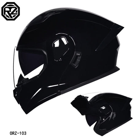 ORZ's latest high-quality motorcycle modular flip helmet ABS material dual lens full helmet DOT batch