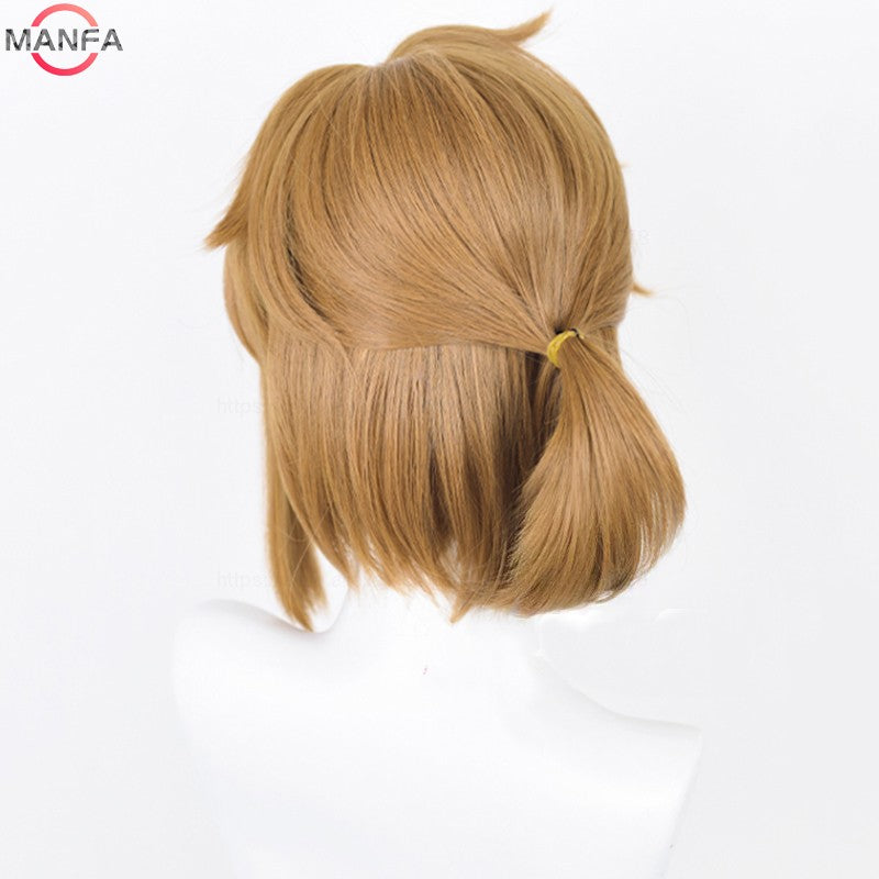 High Quality Link Wig Cosplay  Blonde Brown Wig Cosplay Anime Wigs Heat Resistant Synthetic Wigs Halloween Wigs
