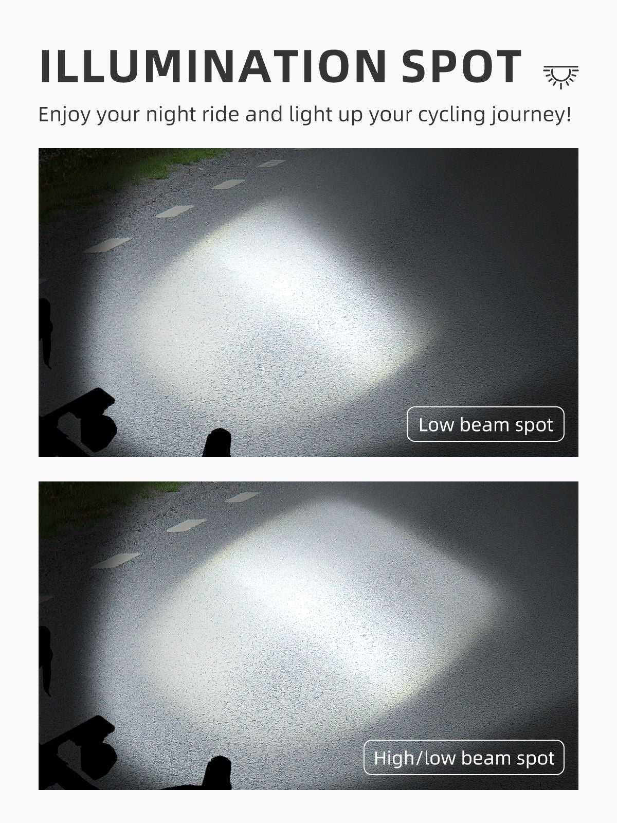 CYCLAMI Hanging Bike Headlight GoPro Ultra Bright Wireless Remote Front Lamp MTB Road High Brightness White CYC 1600 Lumen Light