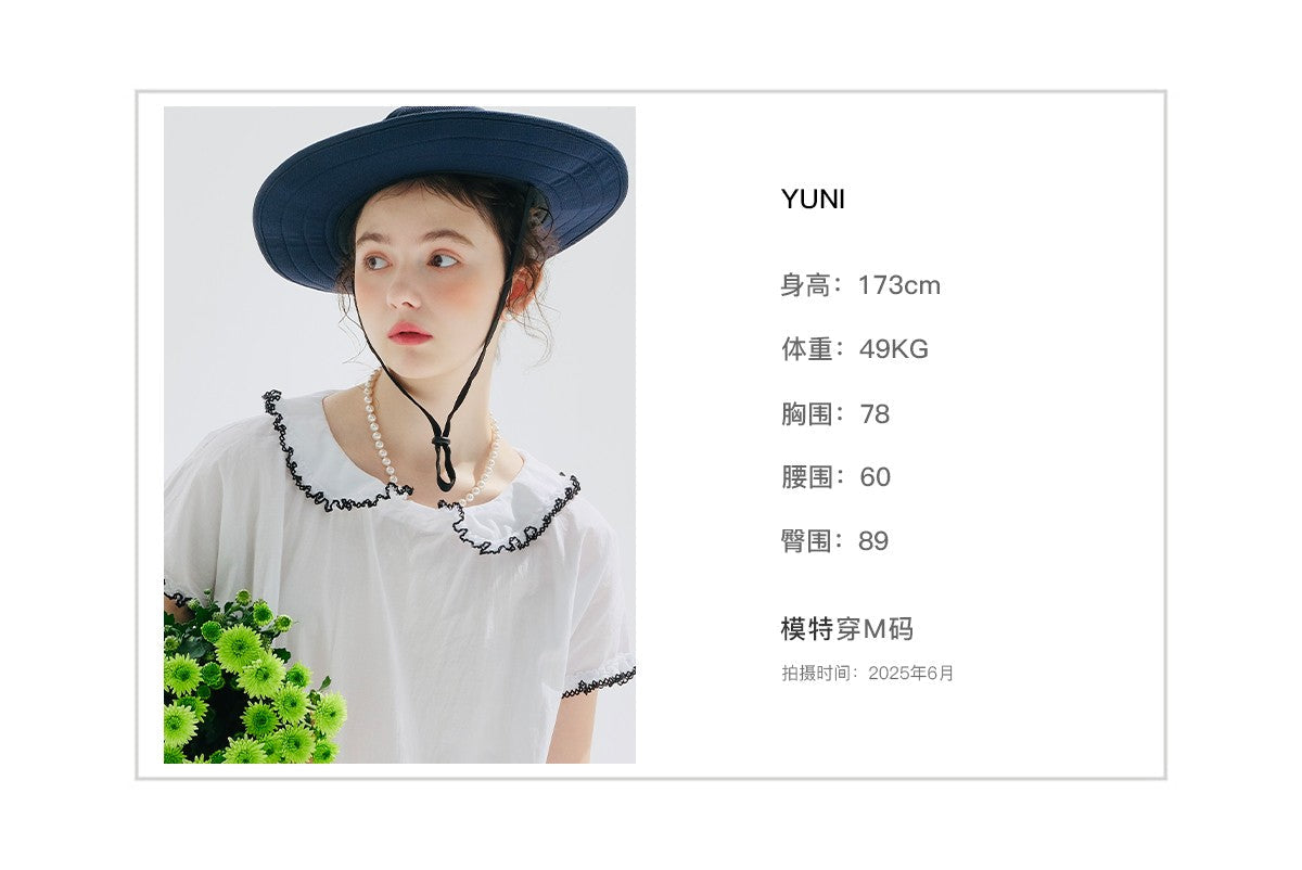 imakokoni 2025 Early Autumn Artistic Washed Braided Bow Half-Dress Casual Retro Women's A-Line Skirt255188