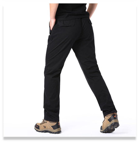 Casual Pants Men's Spring Autumn Cotton Cargo Trousers Plus Size Large Sports Pants Loose Straight Man Elastic Waist Pants