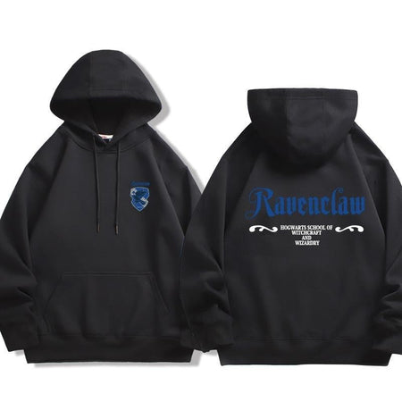 Harry Potter Co Branded Slytherin Hogwarts School Hoodie for Autumn and Winter Fashion Trend, Unisex Hoodie