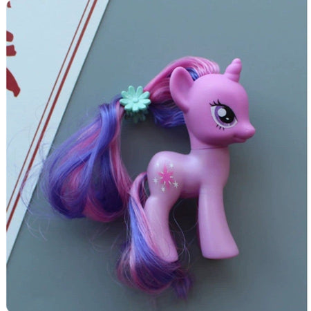 Genuine Hasbro My Little Pony Kawaii Twilight Sparkle Birthday Gift Desktop Decor Anime Cartoon Trendy Toys for Girls Collection