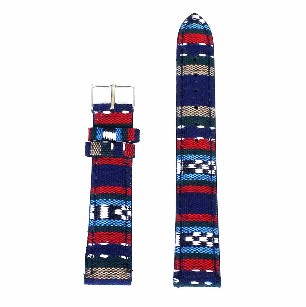 Running Horse Print Animal Unicorn Horses Fashion Men Women Stripes Denim Cloth Canvas Band Sport Quartz Watch