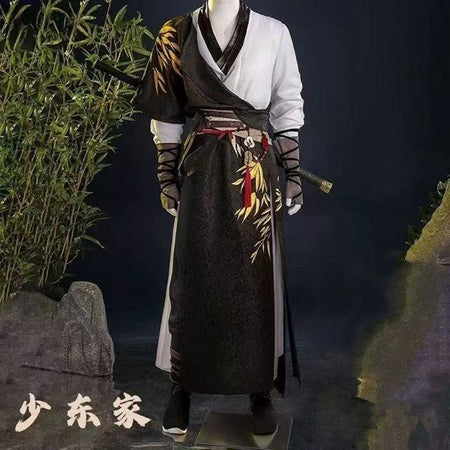 Chinese Game Where Winds Meet Young Master Cosplay Costume Adult Swordsman Hanfu Carnival Hero Wuxia Jianghu Cool Battle Uniform