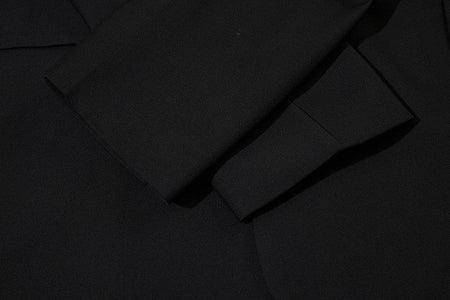 Autumn Winter Mens Fashion Metal Trim Suit Jacket Trendy Brand Solid Color Handsome Hong Kong Style Business Blazer Coat