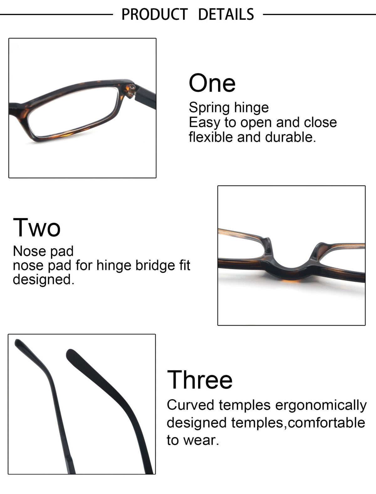 Women Men Reading Glasses Classic Small Rectangle Frame Spring Hinge Ulrta Comtable Wear Readers Eyeglass with Diopters