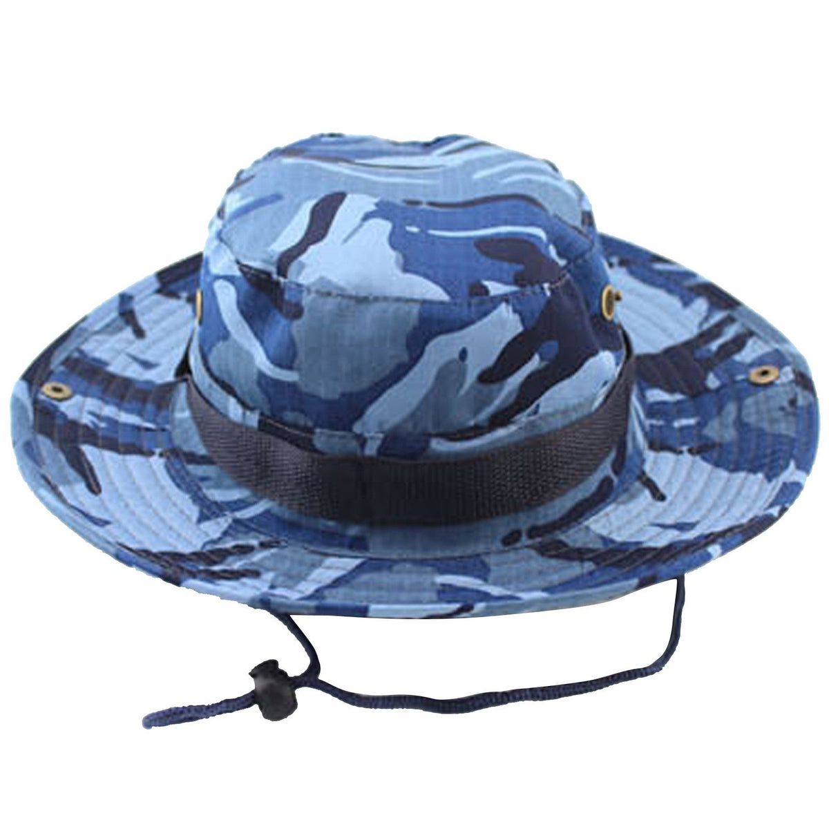 Fashion Men And Women Outdoor Camping Sport Travel Camouflage Fisherman Sunscreen Hat Foldable Wide Brim Soft Hat