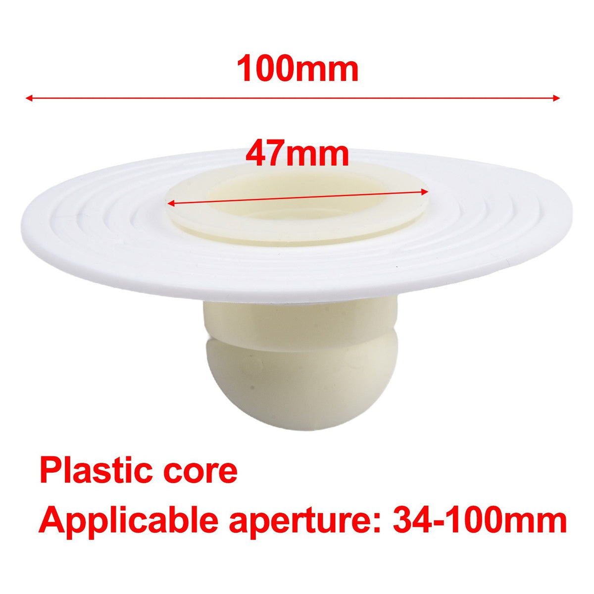 Brass Floor Drain Core Fast Drainage Insect Proof Drain Sink Shower Plug Backflow Preventer Valve Bathroom Accessories