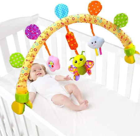 Baby Toy Toddler Cribs Cradles Hanging Bell Baby Stuff Newborn Stroller Stroller Play Arch Bed Toys for Babies 0 12 Months