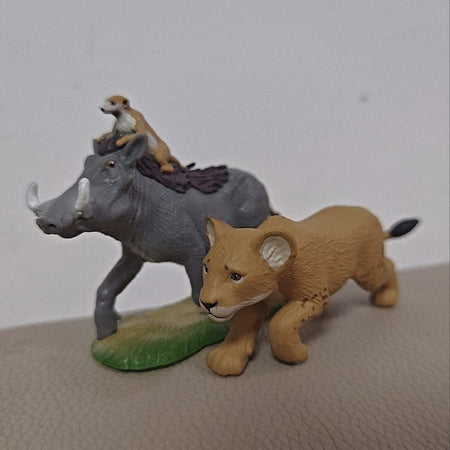 Disney the Lion King Action Figures Set - Young Simba Nala Scar Pumbaa Timon Anime Collectible Dolls Toys Gift for Kids