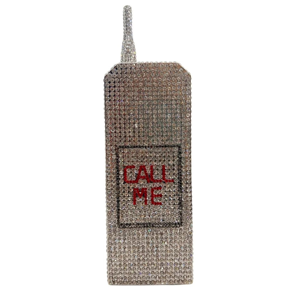 XIYUAN Newest Cellphone Shaped Rhinestone Evening Clutch Purse Luxury Diamond Wedding Party Bag Lady Pink Crystal Bridal Handbag