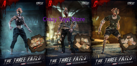 In Stock Patriot The Last of Us Clicker Three Destiny Zombie 1/12 Cloth Robe Action Figure Toy Gift Series Collection
