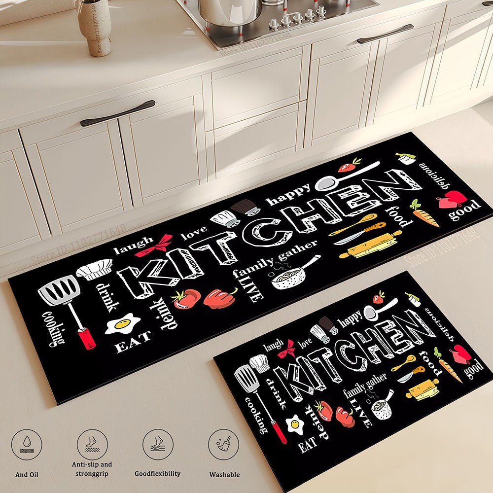 Modern Kitchen Rug Hallway Entrance Doormat House Bathroom Non-Slip Foot Mat Living Room Floor Bedroom Decoration Carpet Custom