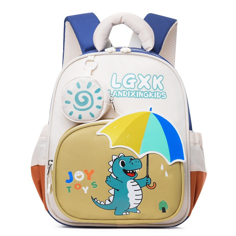 New Kids Dinosaur Backpack Kindergarten Casual Cute Fashion Boys Girls Backpack Holiday Birthday Gift Suitable for Preschool