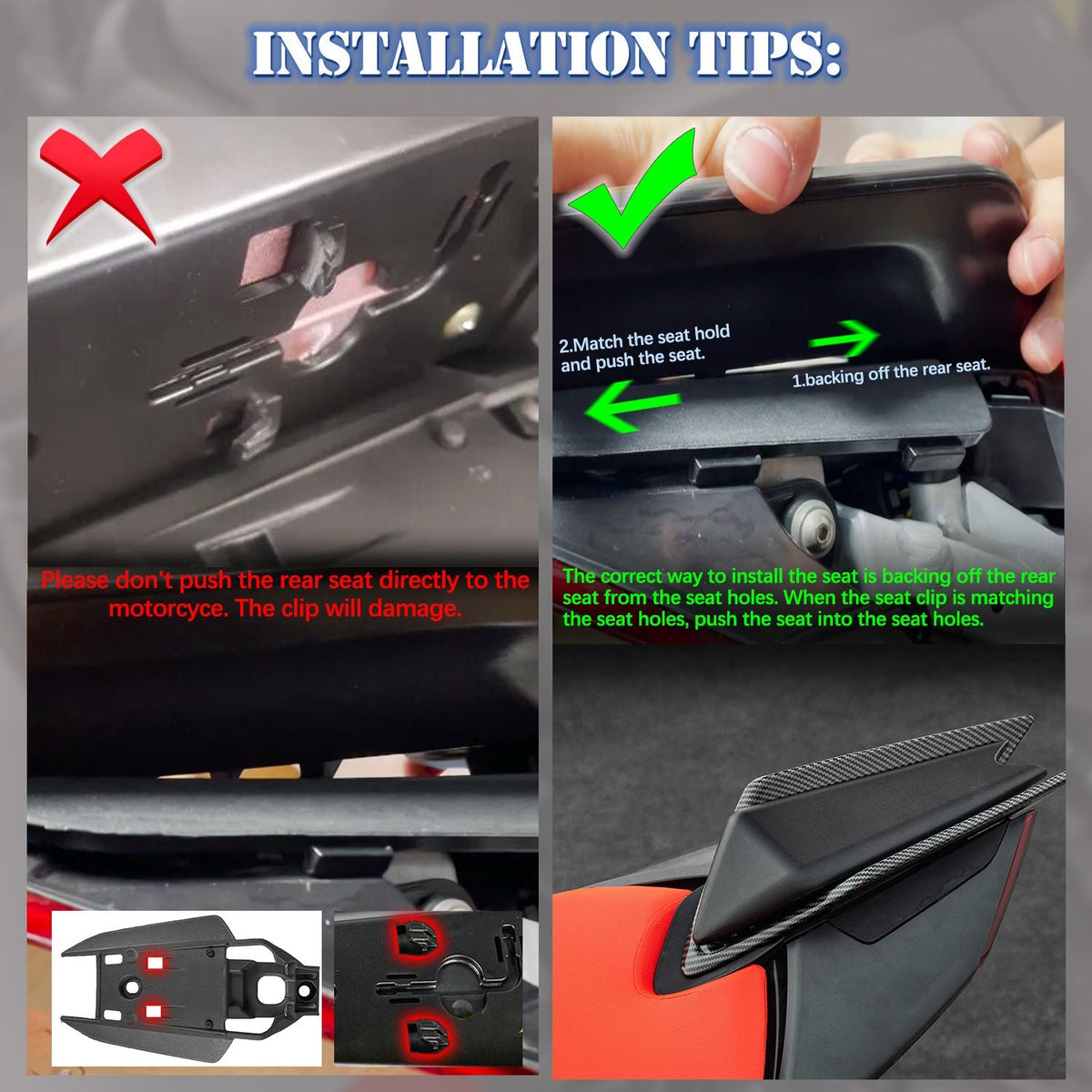 For Aprilia RS660 Tuono660 RSV4 RS Tuono 660 Motorcycle Rear Seat Cover Solo seat Cowl Pillion Fairing 2020 2021 2022 2023 2024