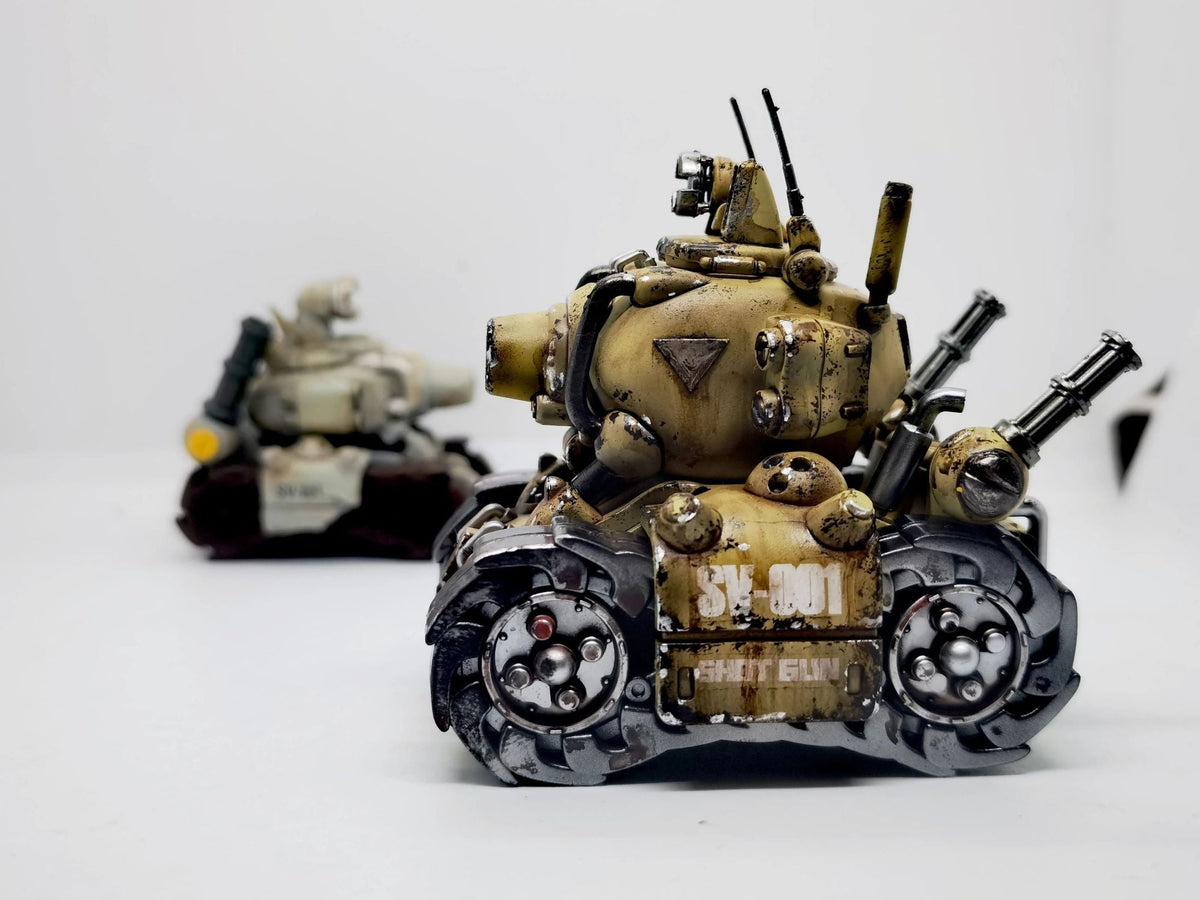 In Stock Metal Slug X Series Small Scale Assembly Model Tank Aircraft Truck Captive Doll Model Toys Gifts