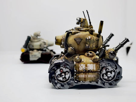 In Stock Metal Slug X Series Small Scale Assembly Model Tank Aircraft Truck Captive Doll Model Toys Gifts
