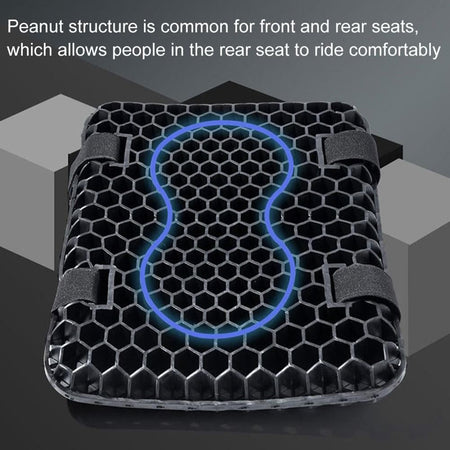Pressure Relief Anti Slip Universal Comfortable Seat Cover Motorcycle Seat Cushion Gel Honeycomb Motorbike Accessories