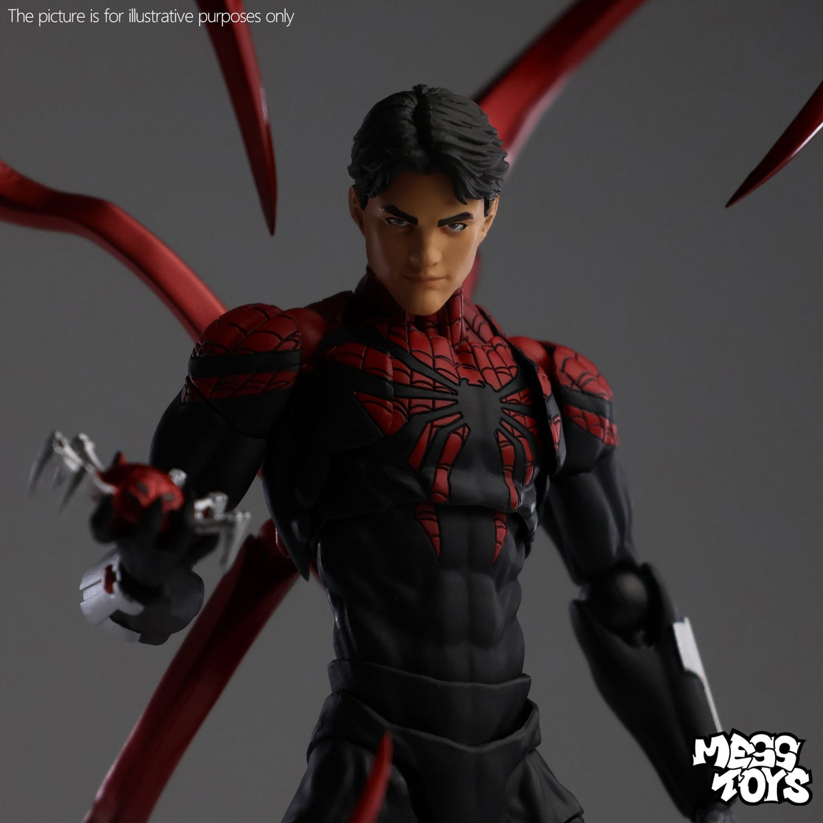 Mess Toys Superior Spider-Man Action Figure Doctor Octopus Peter Parker Anime Figurine Collectible Model Gifts Desktop Ornament
