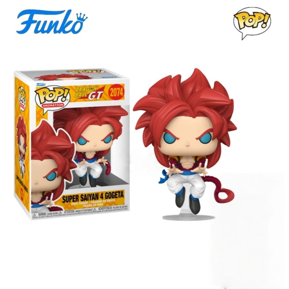 Super Saiyan 4 Series Goku Anime Figure Goku Vegeta Gogeta Android 17 Model Doll Funko Pop Limited Edition Original Toy Gifts