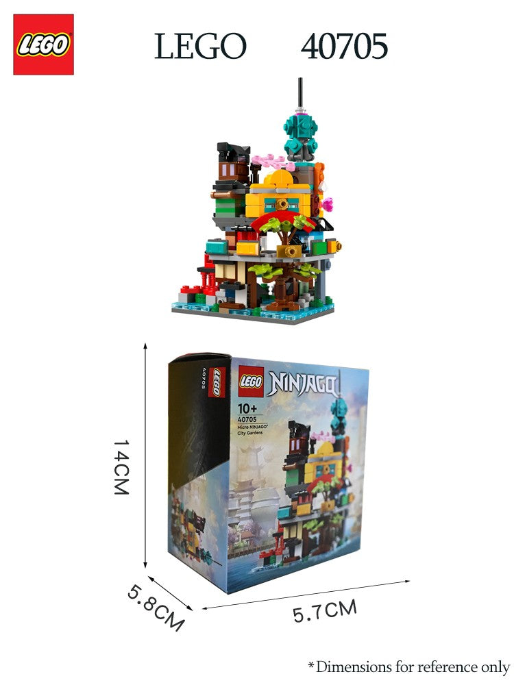 Lego 40705 Micro Ninjago Garden City Building Blocks for Boys and Girls Building Children's Toys