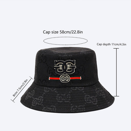 Spring and Summer Men's Bucket Hat Outdoor Uv Protection Wide-Brimmed Panama Hunting Hiking Hat Net Fisherman Hat Beach Sunscree